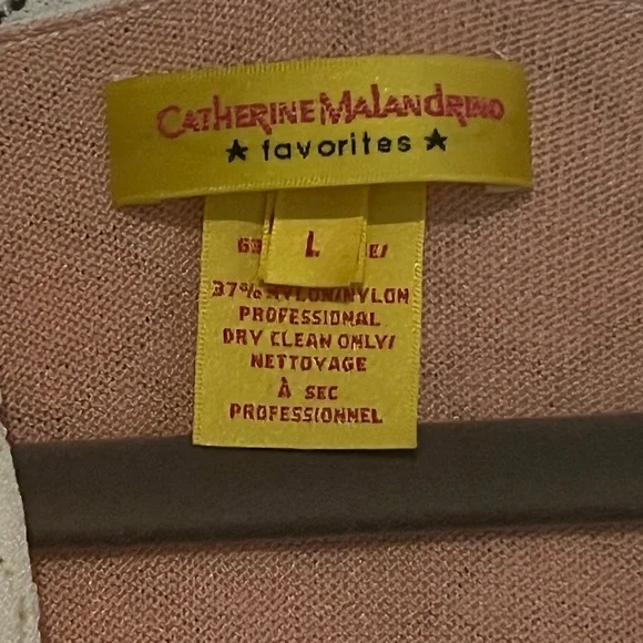 Catherine Malandrino Ivory Pointelle Knit Dress | L - Picture 8 of 11